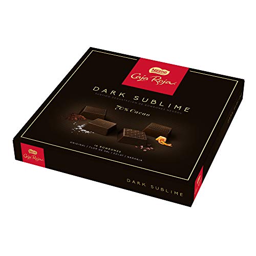 Nestlé Caja Roja Dark Sublime Estuche de Bombones, 114g