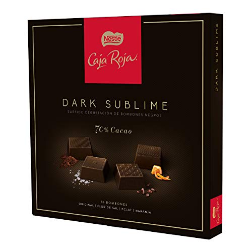 Nestlé Caja Roja Dark Sublime Estuche de Bombones, 114g