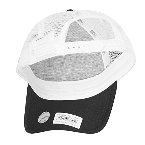 New Era ERA Clean Trucker 2 Gorra, Unisex Adulto, Negro/Blanco, Talla Única