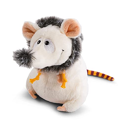 NICI 47290 Suave 13 cm – Juguetes de Peluche, niños y bebés – Animal de Relleno Esponjoso para abrazar y Jugar – Tiernos Ratones de la colección de Invierno, Beige/Gris, Color