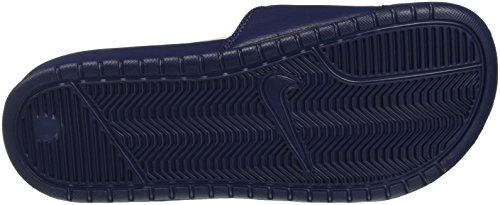 NIKE Benassi JDI, Chanclas Unisex Adulto, Azul (Midnight Navy/Windchill 403), 38.5 EU