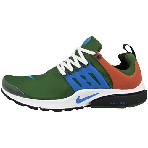 Nike Zapatillas de running para hombre Air Presto., Forest Green Team Orange White Photo Blue, 44 EU