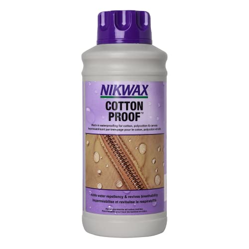 Nikwax Cotton Proof - Botella liquído para protección de algodón, tamaño 1 l