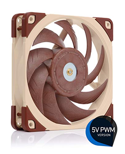 Noctua NF-A12x25 5V PWM, Ventilador Silencioso Cable Adaptador USB, 4 Pines, Versión de 5V (120 mm, Marrón)