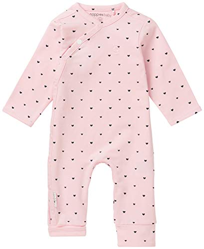 Noppies G Playsuit jrsy LS Nemi Body, Rosa Claro, 74 cm para Bebés