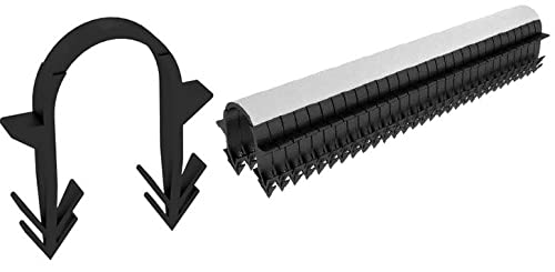 Novanetus Grapas de 40 mm Soporte de Tubo para Calefacción por Suelo Radiante Clips para Grapadore 300 Piezas