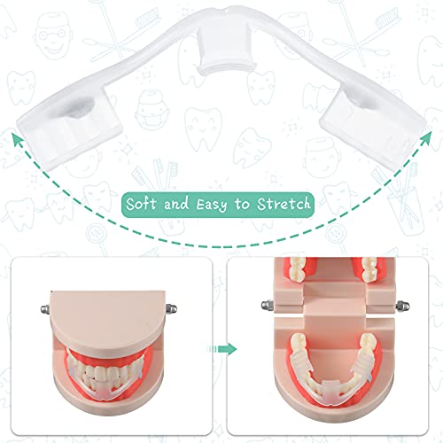 Nuanchu Protectores De Dientes Sin Hervir Protector Bucal Cómodo Guardia De Mordedura Nocturna, 6 Unidades