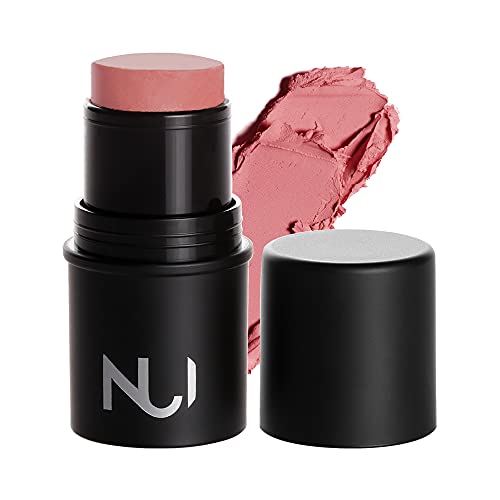 NUI Cosmetics Natural Cream Blush PITITI - Pura cosmética natural vegana, sin gluten - un rosa mate que se adapta a todos los tonos de piel.