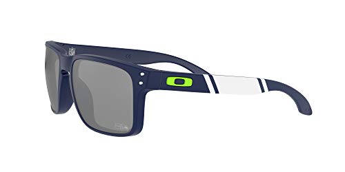 Oakley NFL Seattle Seahawks OO9102 Holbrook Oakley NFL 2020 Collection Matte Navy/Prizm Negro, 57 mm