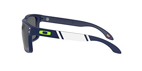 Oakley NFL Seattle Seahawks OO9102 Holbrook Oakley NFL 2020 Collection Matte Navy/Prizm Negro, 57 mm