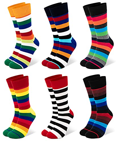 Occulto CALCETINES HOMBRE divertidos estampados (6 PARES), CALCETINES HOMBRE colores hecho de ALGODÓN Mix1 43-46