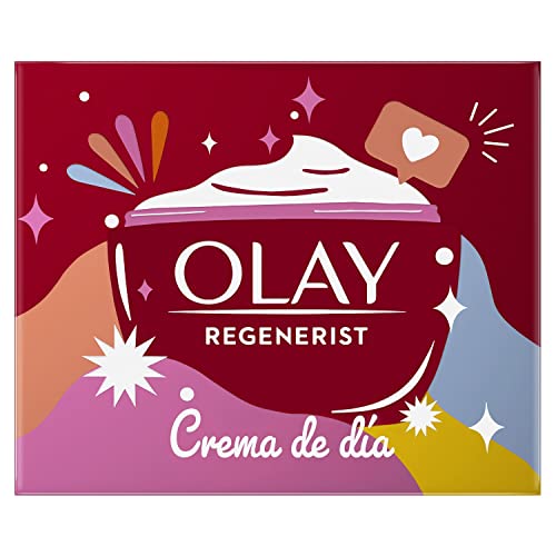 Olay Regenerist Crema Facial De Día, Fórmula Con Vitamina B3 Y Niacinamida, Hidrata 24H, Sin Perfume 50ml