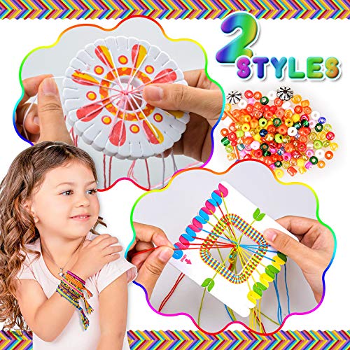 Oligo Regalos para Niños Niñas de 7 8 9 Años Niña, Niños Kits de Manualidades Juguetes Amistad para Niños de 6 7 8 Años Niñas Niños Niños Bricolaje Arte Tejido Pulsera