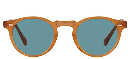 Oliver Peoples Gafas de Sol GREGORY PECK 1962 OV 5456SU Semi-Matte Amber Tortoise/Cobalto 47/23/145 unisex