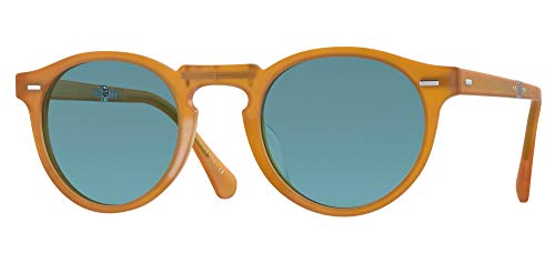 Oliver Peoples Gafas de Sol GREGORY PECK 1962 OV 5456SU Semi-Matte Amber Tortoise/Cobalto 47/23/145 unisex