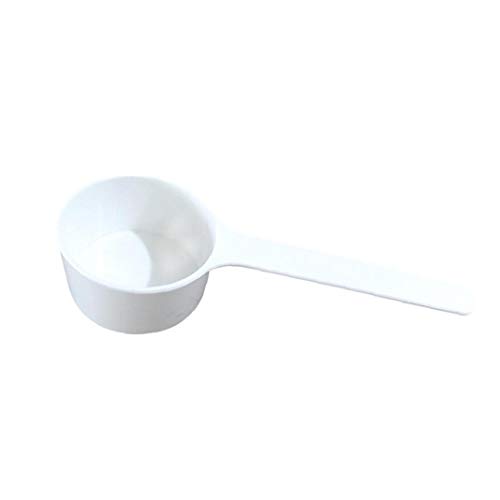 OMMO LEBEINDR Herramienta Cuchara Dosificadora De Plástico Proteína Cuchara De Café De Leche En Polvo Cucharada 8ml Cocina Caseros Blancos Adornos De Decoración