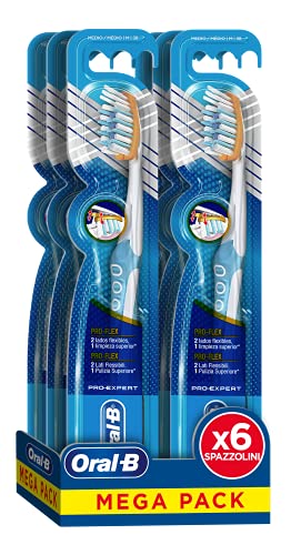 Oral-B Pro-Expert Pro-Flex - Cepillo de dientes mediano (6 unidades)