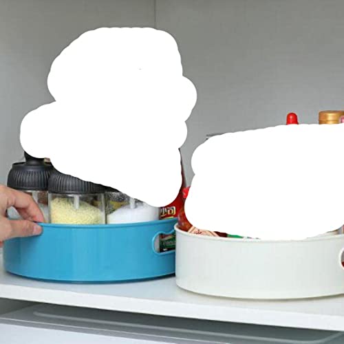 Organizador giratorio de 360 ° soporte para condimentos bandeja de almacenamiento de cocina Lazy Susans suministros para el hogar para gabinetes de baño herramientas