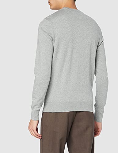 Original Penguin Supima Cotton Crew Jersey, Gris (Lluvia Heather), L para Hombre