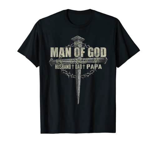 Padre Camisa Hombre De Dios Marido Papá Papa Camiseta