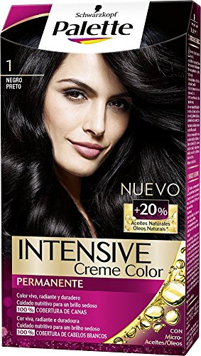 Palette Intense - Tono 1 Negro - 2 uds - Coloración Permanente - Schwarzkopf