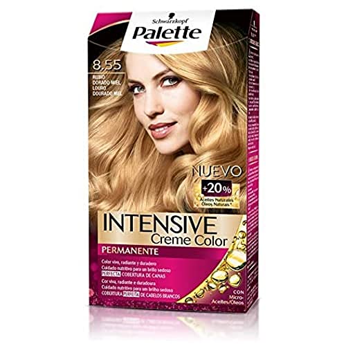 Palette Intense - Tono 8.55 Rubio Dorado Miel - Coloración Permanente - Schwarzkopf