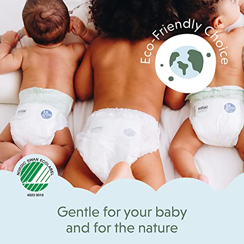 Pañales ecológicos Muumi Baby para recién nacidos, talla 1, 2-5 KG, 25 pañales sensibilidad premium