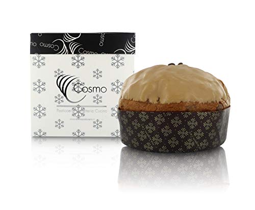 Panettone Artesanal Oro al café con Chocolate, Albaricoque y Haba Tonka - Pastelería Cosmo (500 gr)