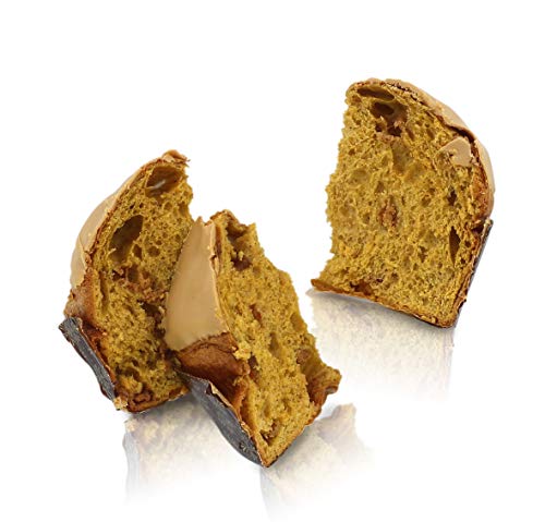 Panettone Artesanal Oro al café con Chocolate, Albaricoque y Haba Tonka - Pastelería Cosmo (500 gr)