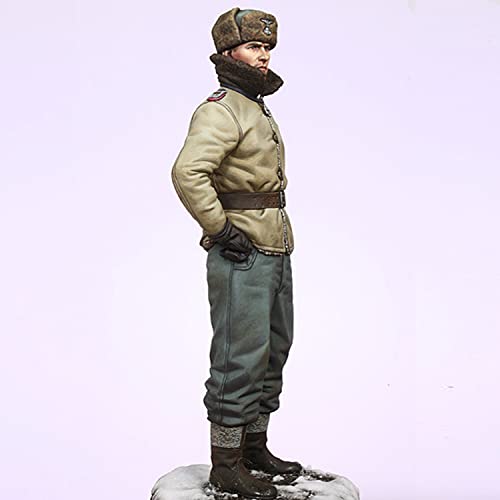 PANGCHENG 1/16 MAX Wunsche, Kharkov 1943 Kit de Resina Figura de Soldados GK Tema Militar de la Segunda Guerra Mundial, Kit sin Montar y sin Pintar