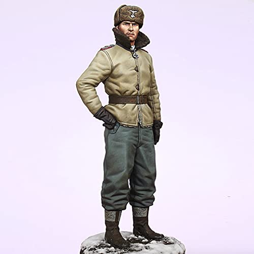 PANGCHENG 1/16 MAX Wunsche, Kharkov 1943 Kit de Resina Figura de Soldados GK Tema Militar de la Segunda Guerra Mundial, Kit sin Montar y sin Pintar