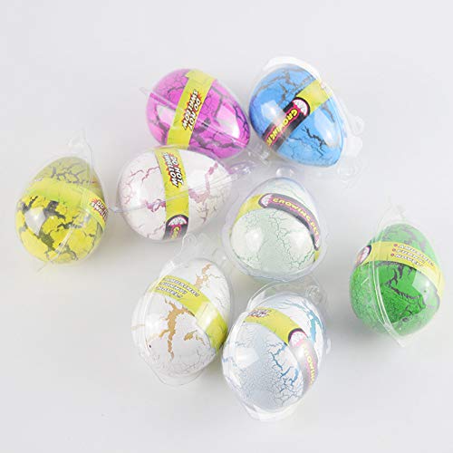 PANXIA Color Crack Dinosaur Egg Hatching Toy Expansion Resurrection Egg Juguete Educativo para Niños 12pcs