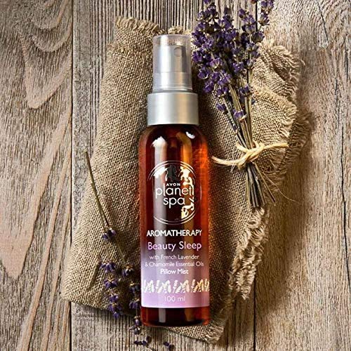 Paquete de 6 almohadas Avon Planet Spa aromaterapia Beauty Sleep Mist con lavanda francesa y aceite esencial de manzanilla anteriormente Sleeptherapy, 6 x 100 ml