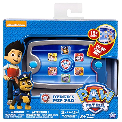 PAW PATROL - El Pup Pad de Ryder - Juego electrónico [Version Ingles y holandés]