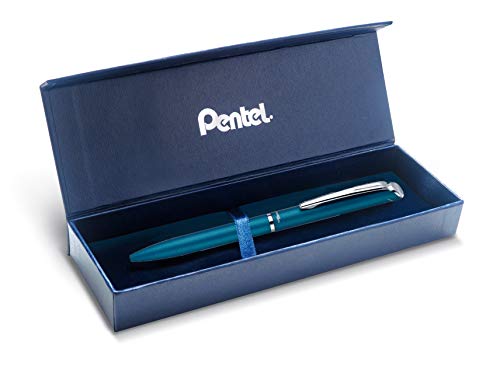 Pentel bl2007 Cof EnerGel Roller Gel cuerpo metal mate, color Mat Turquoise