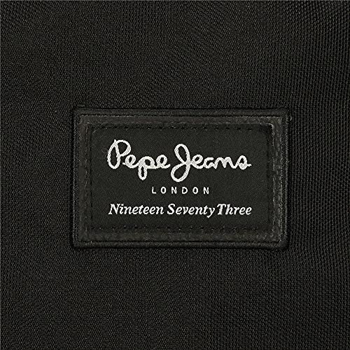 Pepe Jeans Aris Estuche Triple Negro 22x12x5 cms Poliéster