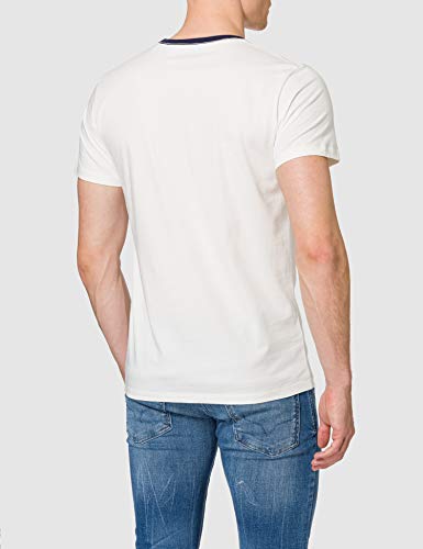 Pepe Jeans Donald Camiseta, 803off White, XL para Hombre