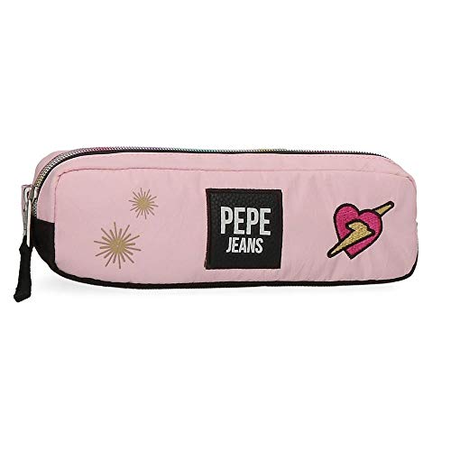 Pepe Jeans Forever Estuche Rosa 22x7x3 cms Poliéster