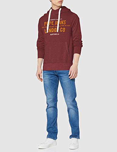 Pepe Jeans Neville Sudadera, Rojo (Red 299), Large para Hombre