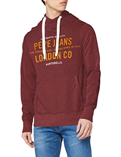 Pepe Jeans Neville Sudadera, Rojo (Red 299), Large para Hombre