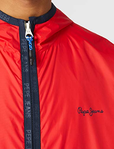 Pepe Jeans Robert Chaqueta, 244marzo Red, L para Hombre