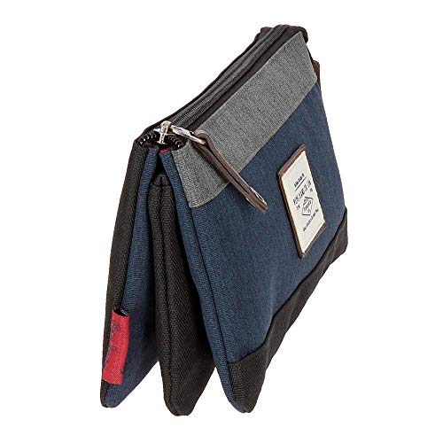 Pepe Jeans Roy Estuche tres compartimentos, color Azul