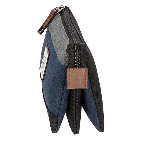 Pepe Jeans Roy Estuche tres compartimentos, color Azul