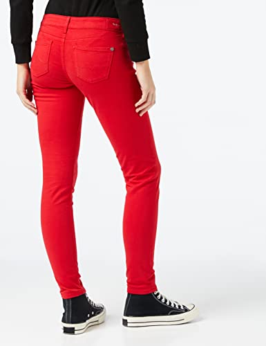 Pepe Jeans SOHO, Pantalones para Mujer, Rojo (264royal Red), 28W/30L