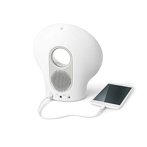 Philips Wake-up Light HF3651/01 Despertador de luz natural, múltiples luces y sonidos, luz de medianoche y radio FM, con cargador móvil, Plástico, Blanco, 12 x 19 x 19 cm, 1 kilogramo