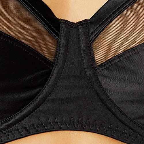 Playtex Perfect Silhouette P04R3 Sujetador básico, Negro, 95 D para Mujer