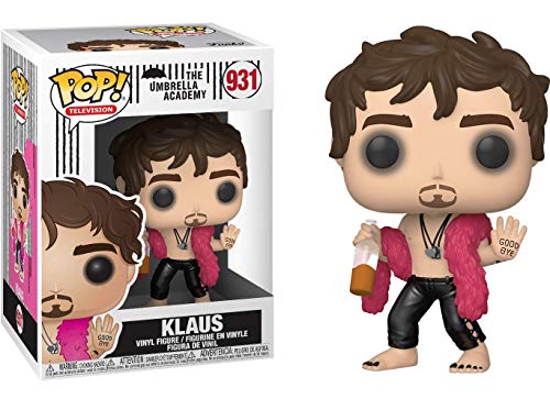 POP TV: Umbrella Academy – Figura de vinilo de Klaus Hargreeves Funko Pop! (con funda protectora compatible con caja de pop)