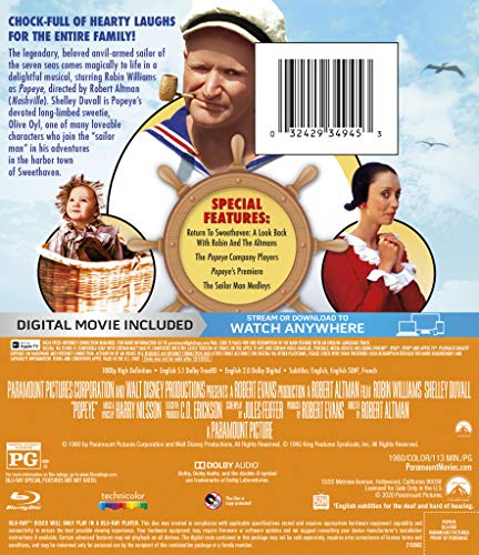 Popeye [USA] [Blu-ray]