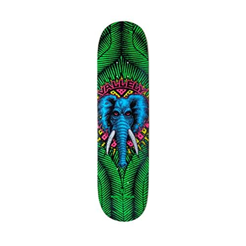 Powell Peralta Vallely Elephant One Off #242 - Tabla de skate (8 pulgadas), color verde