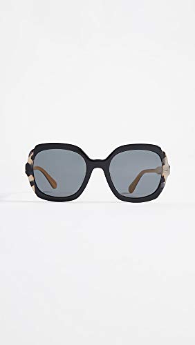 Prada 0PR 16US Gafas de Sol, Top Black Yellow/Grey Havana, 54 para Mujer